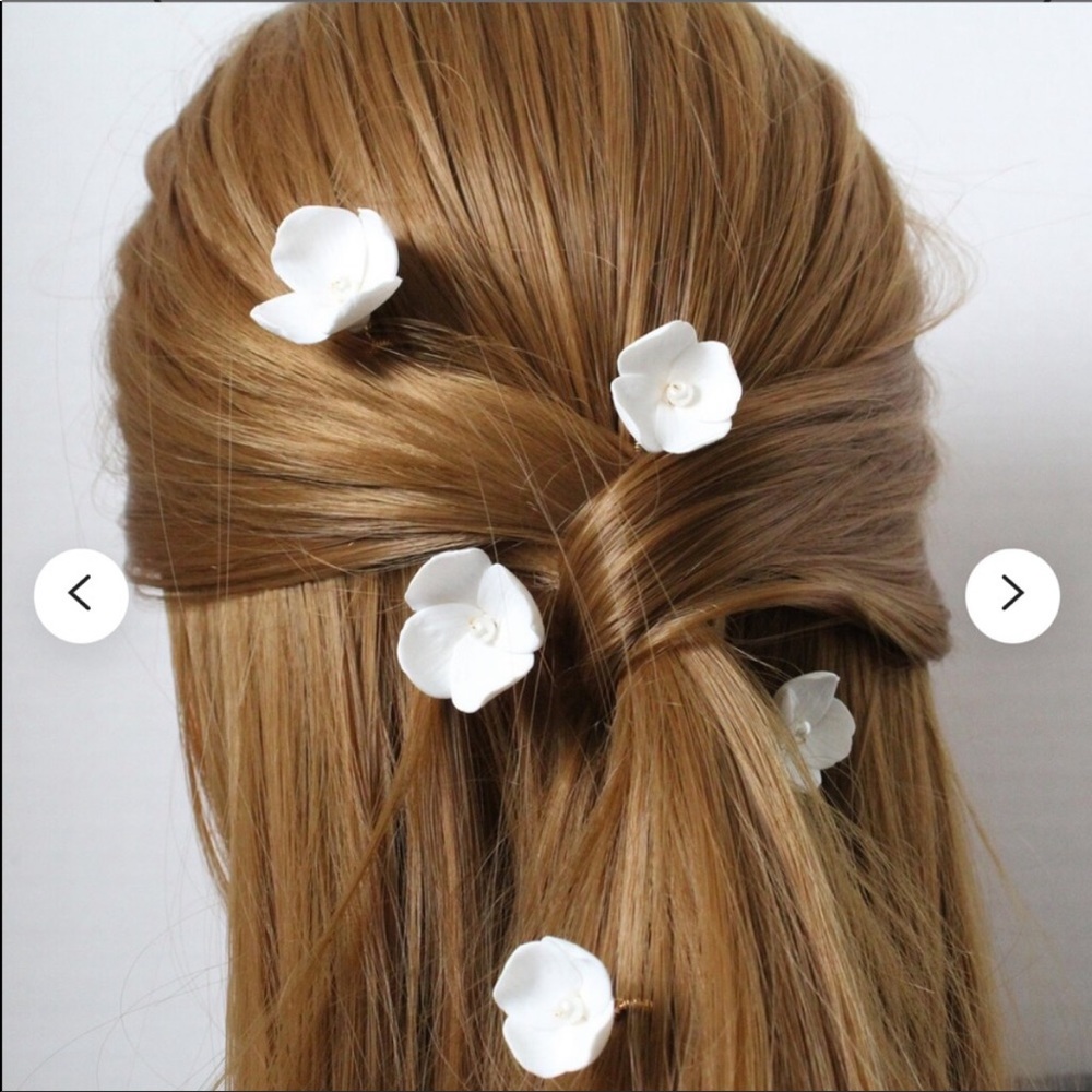 Beautiful Handmade Clay Hair Pins